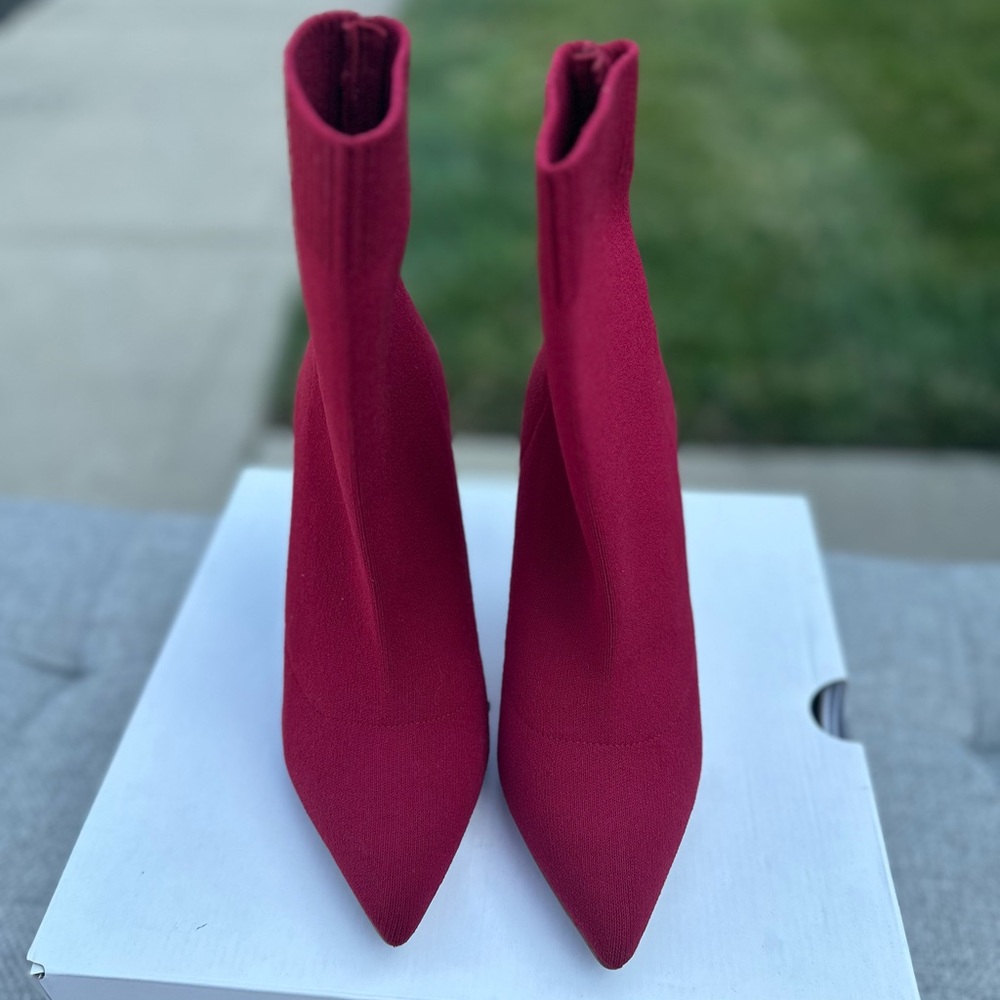 ALDO | Raspberry Sock Bootie